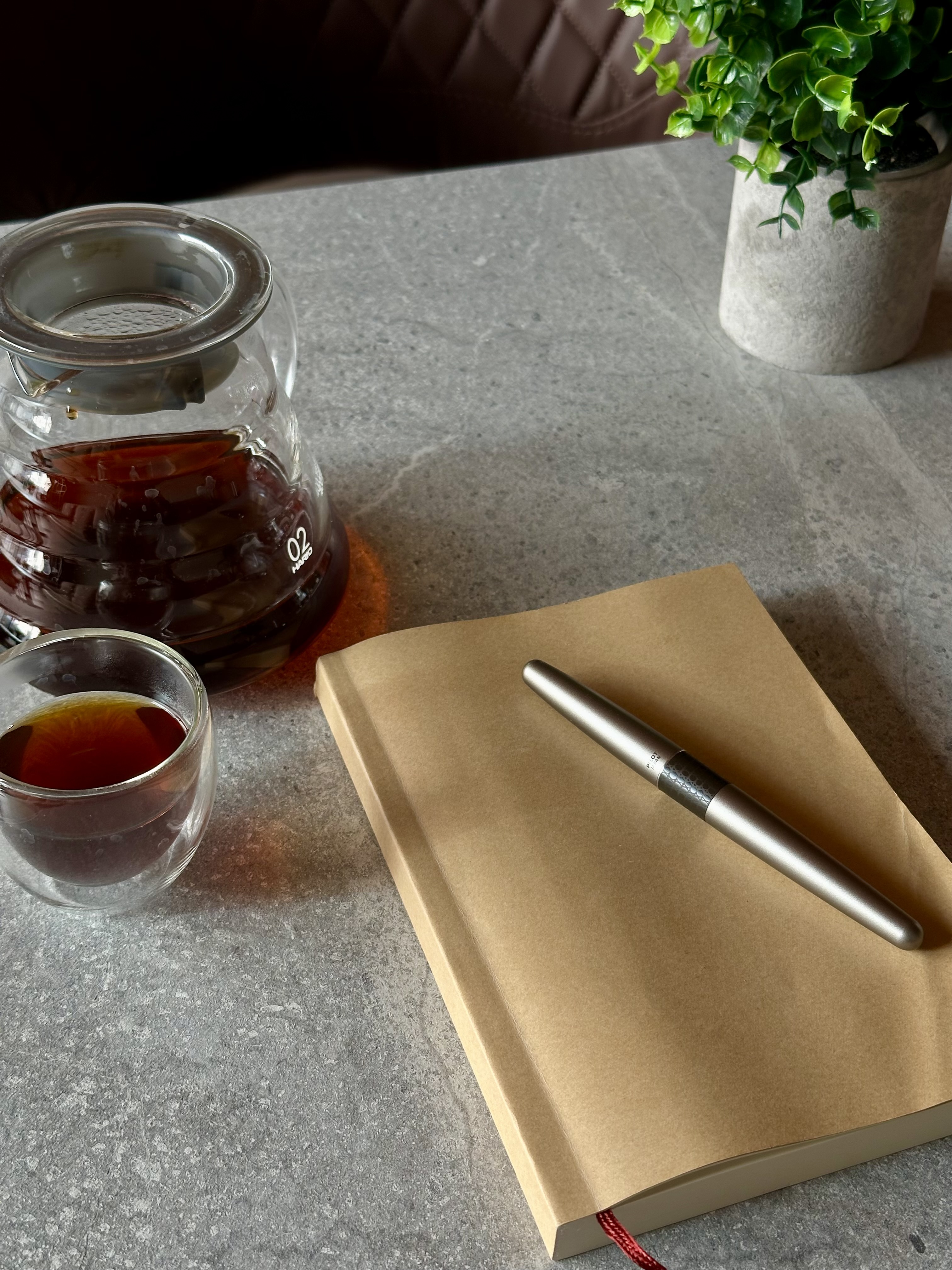 V60 brewed Mexican Ocasa coffee at Amber Grounds